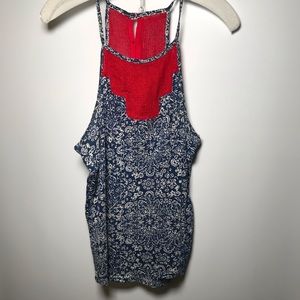 🦄 Lucky Brand tank top size M Patriotic